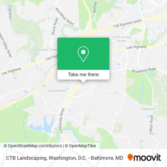 CTB Landscaping map