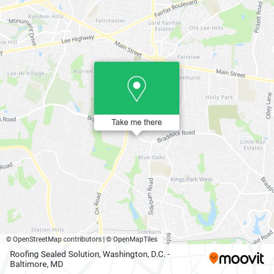 Roofing Sealed Solution map