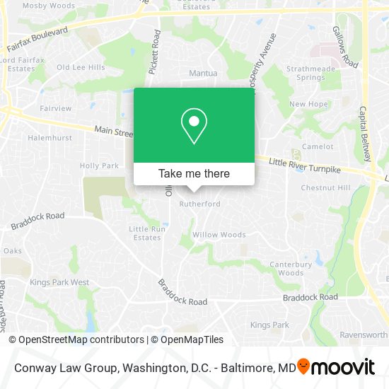 Conway Law Group map