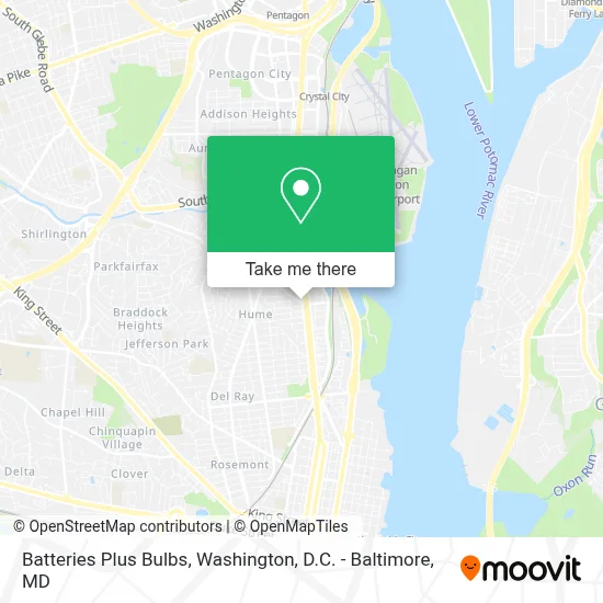 Batteries Plus Bulbs map