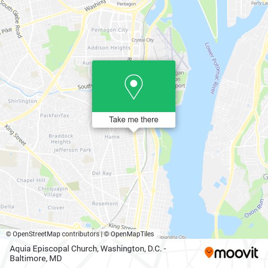 Mapa de Aquia Episcopal Church