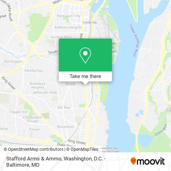Stafford Arms & Ammo map