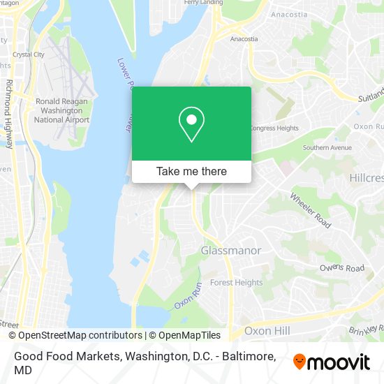 Good Food Markets map