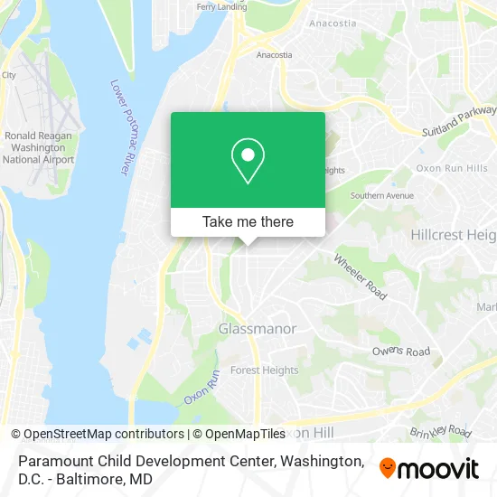 Paramount Child Development Center map