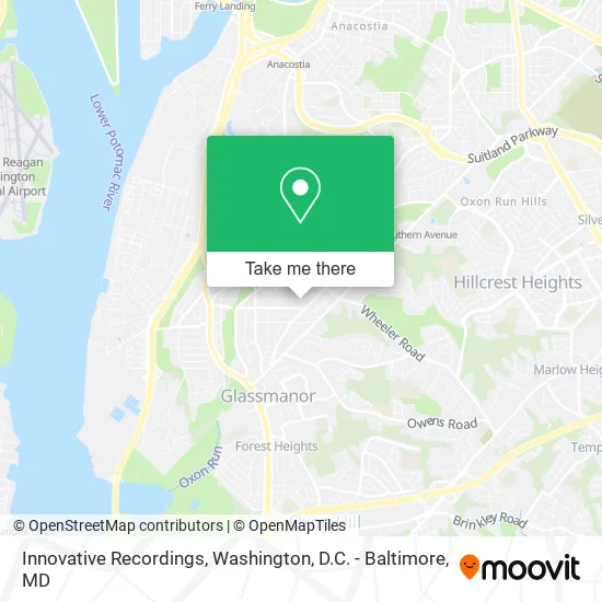 Innovative Recordings map