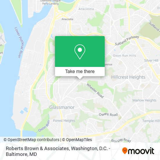Roberts Brown & Associates map