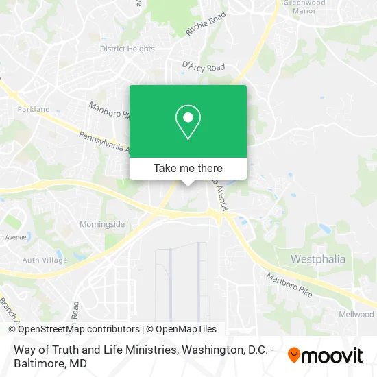 Mapa de Way of Truth and Life Ministries
