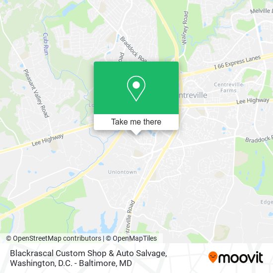Mapa de Blackrascal Custom Shop & Auto Salvage