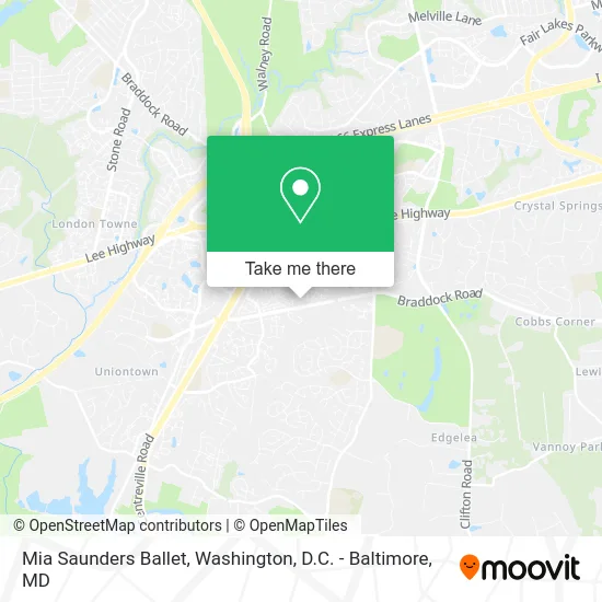 Mia Saunders Ballet map