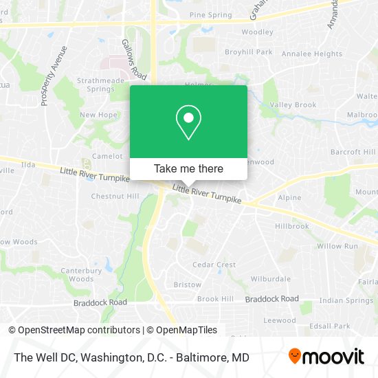 Mapa de The Well DC