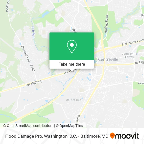 Flood Damage Pro map