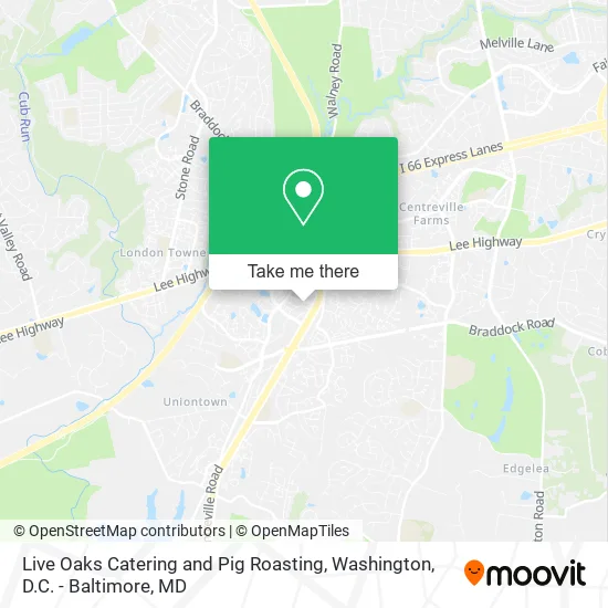 Live Oaks Catering and Pig Roasting map