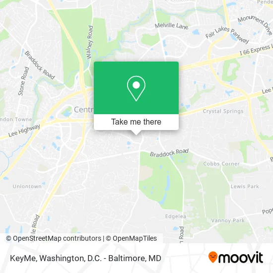 KeyMe map