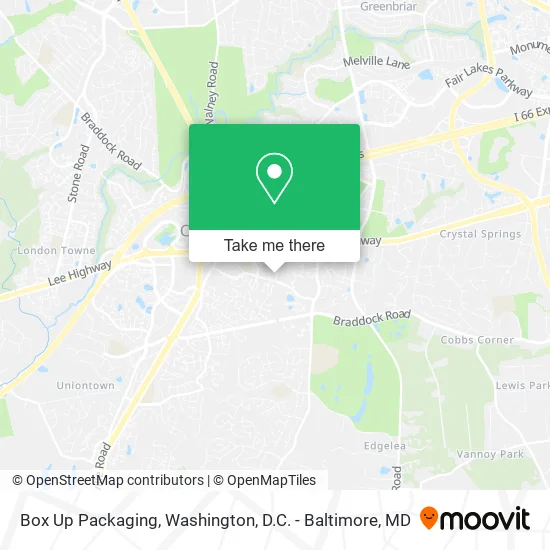 Box Up Packaging map