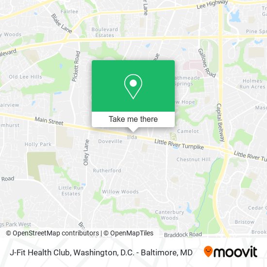 J-Fit Health Club map