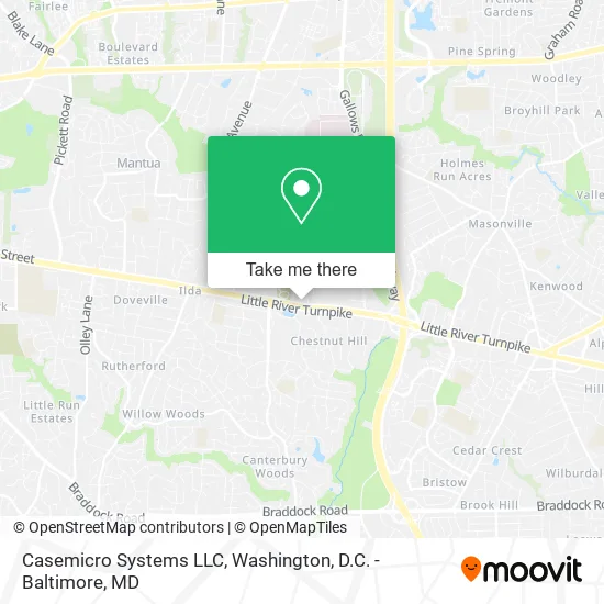 Mapa de Casemicro Systems LLC