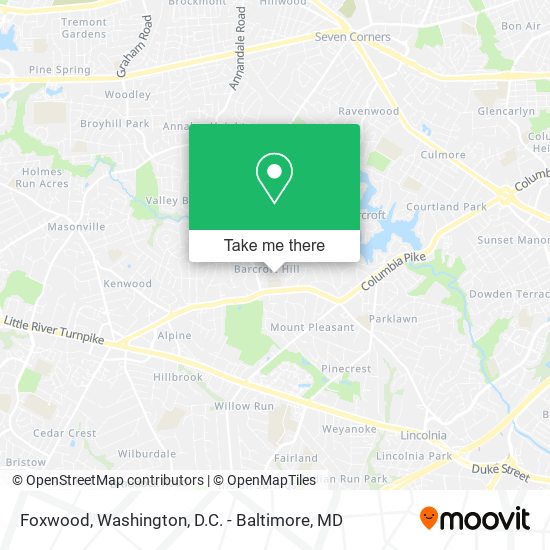 Foxwood map