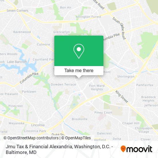 Jmu Tax & Financial Alexandria map