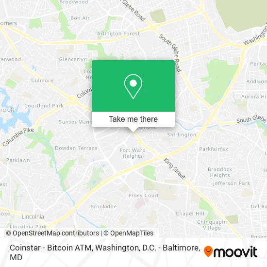 Coinstar - Bitcoin ATM map
