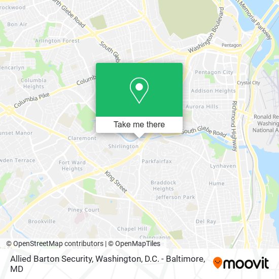 Mapa de Allied Barton Security