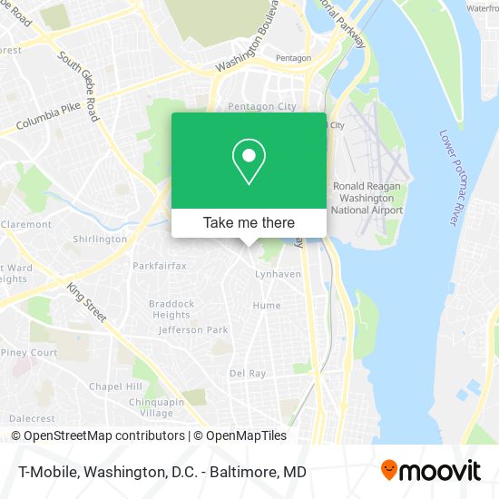 T-Mobile map