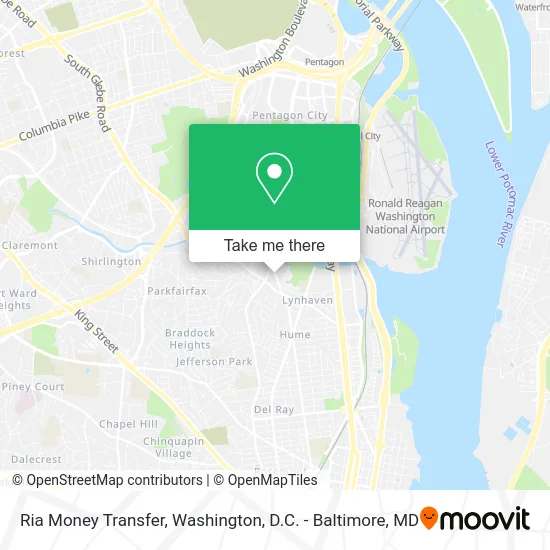 Ria Money Transfer map