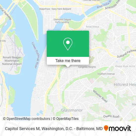 Capitol Services M map