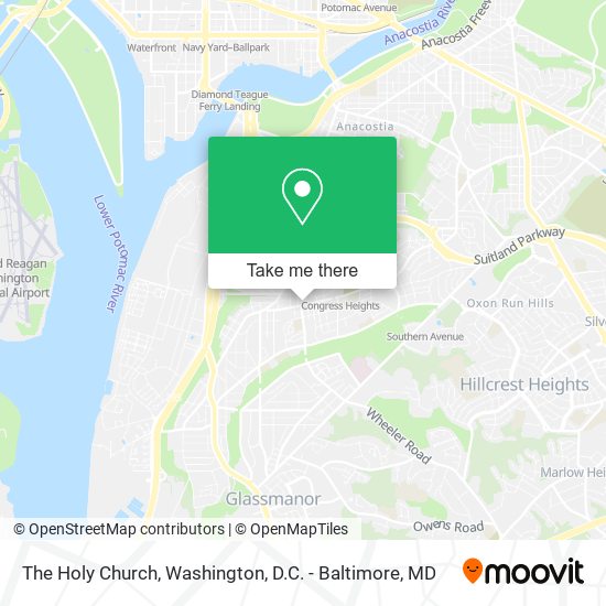 The Holy Church map