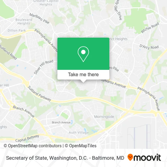 Secretary of State map