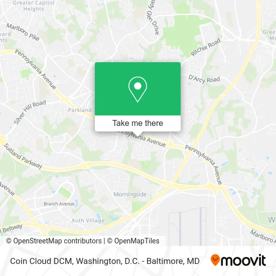 Coin Cloud DCM map