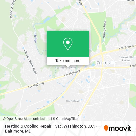 Mapa de Heating & Cooling Repair Hvac