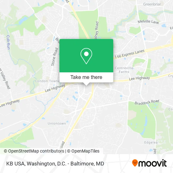 Mapa de KB USA
