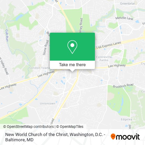 Mapa de New World Church of the Christ