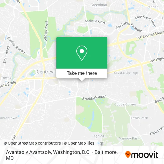 Avantsolv Avantsolv map