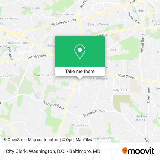 City Clerk map