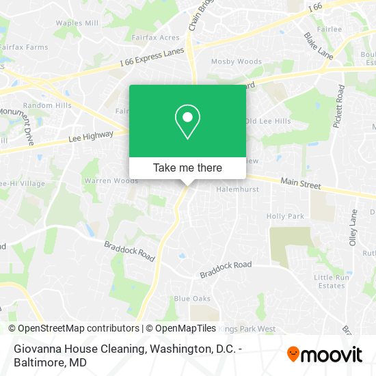 Giovanna House Cleaning map