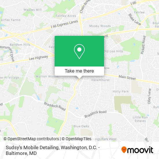 Mapa de Sudsy's Mobile Detailing