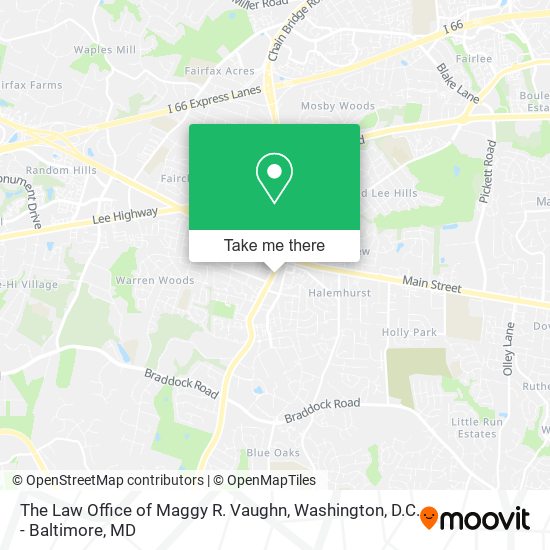 The Law Office of Maggy R. Vaughn map