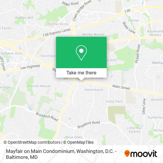 Mapa de Mayfair on Main Condominium