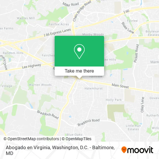 Abogado en Virginia map