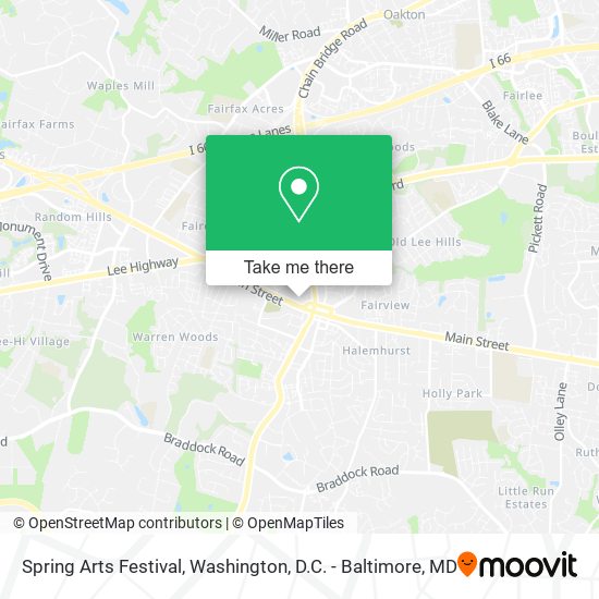 Mapa de Spring Arts Festival