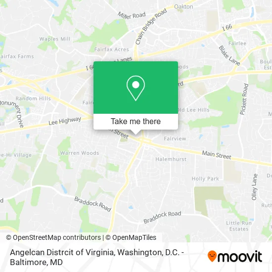 Angelcan Distrcit of Virginia map