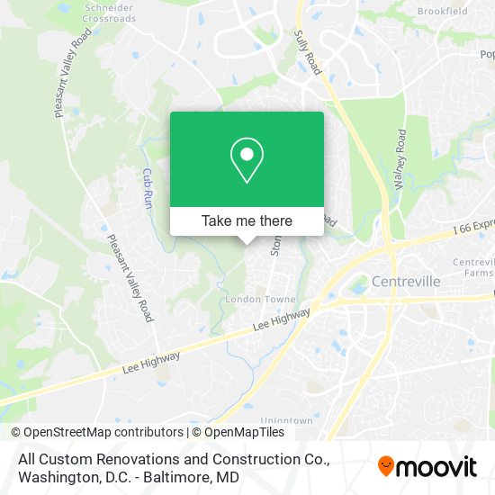 All Custom Renovations and Construction Co. map