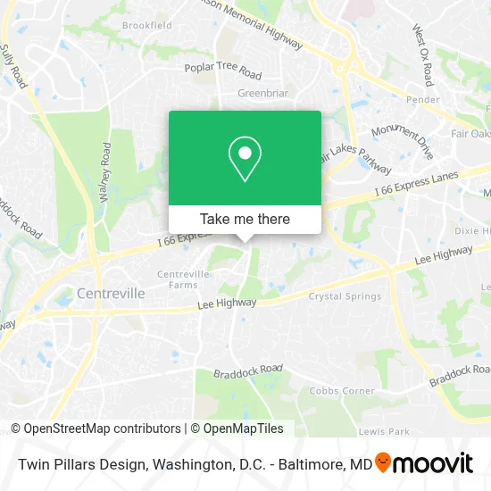 Twin Pillars Design map