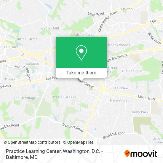 Practice Learning Center map