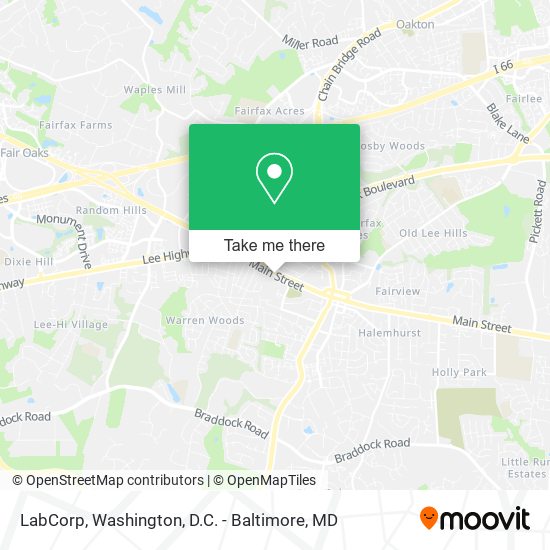 LabCorp map