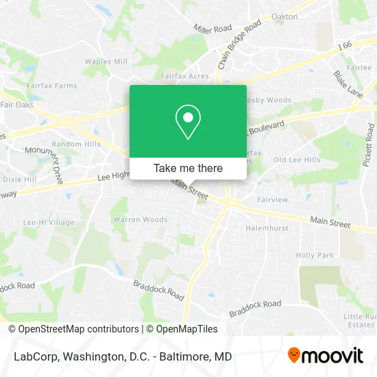 LabCorp map