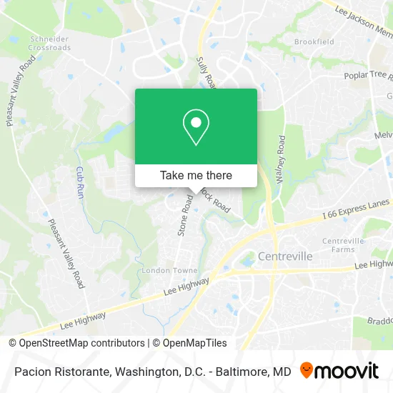 Pacion Ristorante map