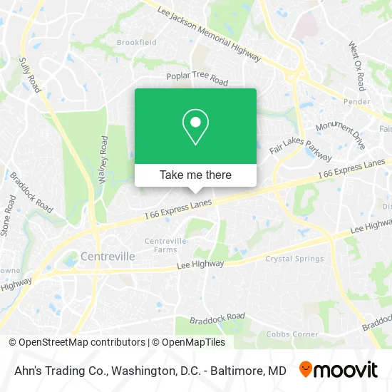 Ahn's Trading Co. map