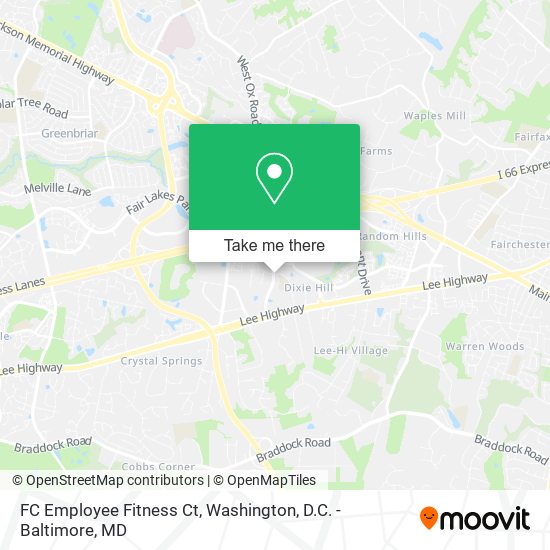 FC Employee Fitness Ct map
